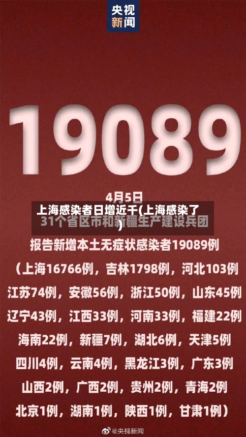 上海感染者日增近千(上海感染了)