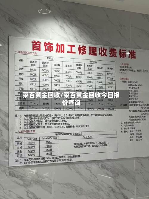 菜百黄金回收/菜百黄金回收今日报价查询-第2张图片