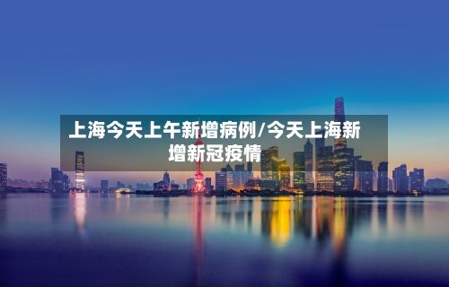上海今天上午新增病例/今天上海新增新冠疫情-第3张图片