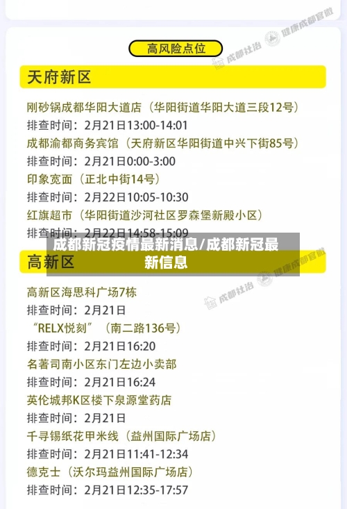 成都新冠疫情最新消息/成都新冠最新信息-第2张图片