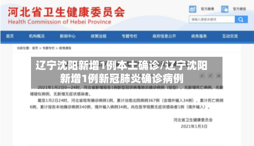 辽宁沈阳新增1例本土确诊/辽宁沈阳新增1例新冠肺炎确诊病例-第2张图片