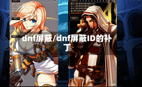 dnf屏蔽/dnf屏蔽ID的补丁-第2张图片