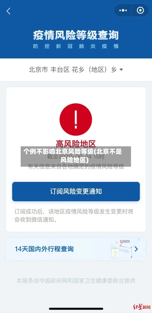 个例不影响北京风险等级(北京不是风险地区)-第3张图片