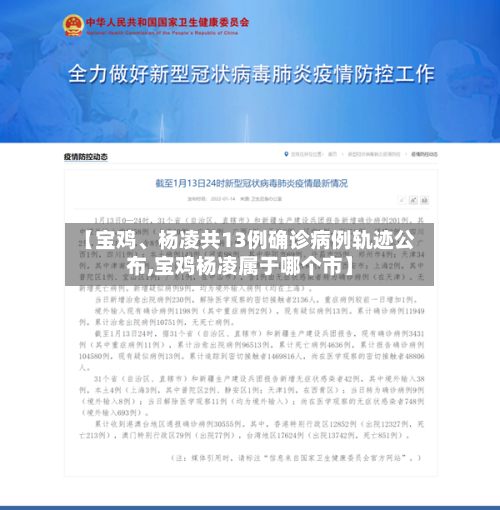 【宝鸡、杨凌共13例确诊病例轨迹公布,宝鸡杨凌属于哪个市】-第3张图片