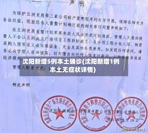 沈阳新增5例本土确诊(沈阳新增1例本土无症状详情)-第2张图片