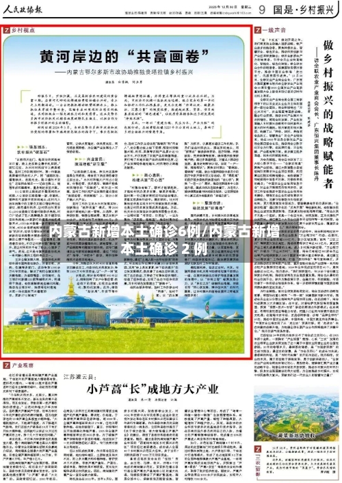 内蒙古新增本土确诊6例/内蒙古新增本土确诊 2 例