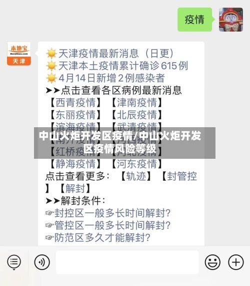 中山火炬开发区疫情/中山火炬开发区疫情风险等级