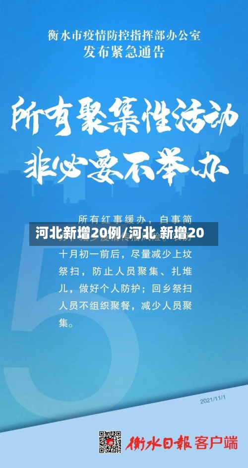 河北新增20例/河北 新增20