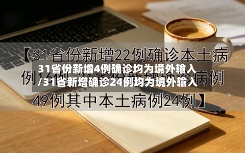 31省份新增4例确诊均为境外输入/31省新增确诊24例均为境外输入