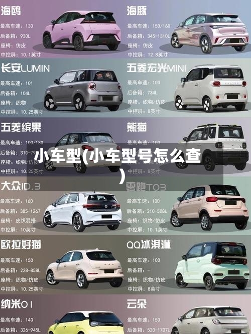 小车型(小车型号怎么查)